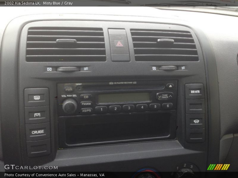 Misty Blue / Gray 2002 Kia Sedona LX