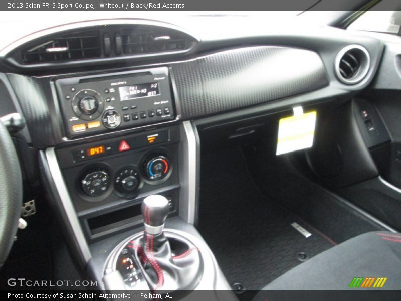 Whiteout / Black/Red Accents 2013 Scion FR-S Sport Coupe