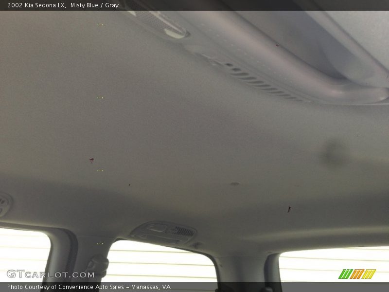 Misty Blue / Gray 2002 Kia Sedona LX