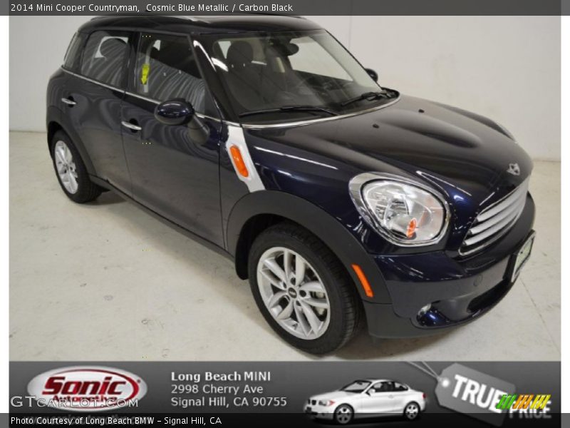 Cosmic Blue Metallic / Carbon Black 2014 Mini Cooper Countryman
