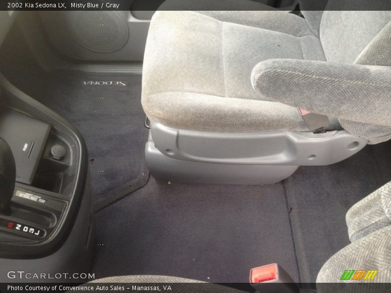 Misty Blue / Gray 2002 Kia Sedona LX
