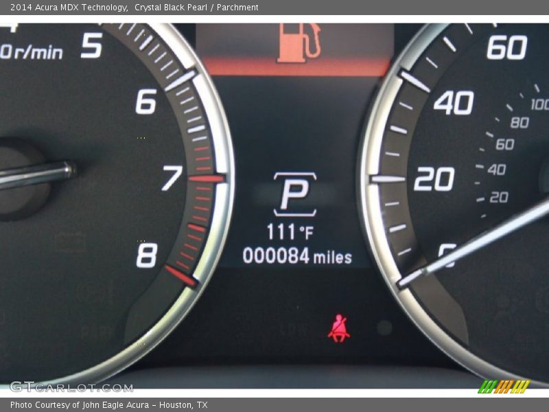 Crystal Black Pearl / Parchment 2014 Acura MDX Technology