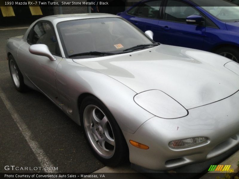 Silver Stone Metallic / Black 1993 Mazda RX-7 Twin Turbo