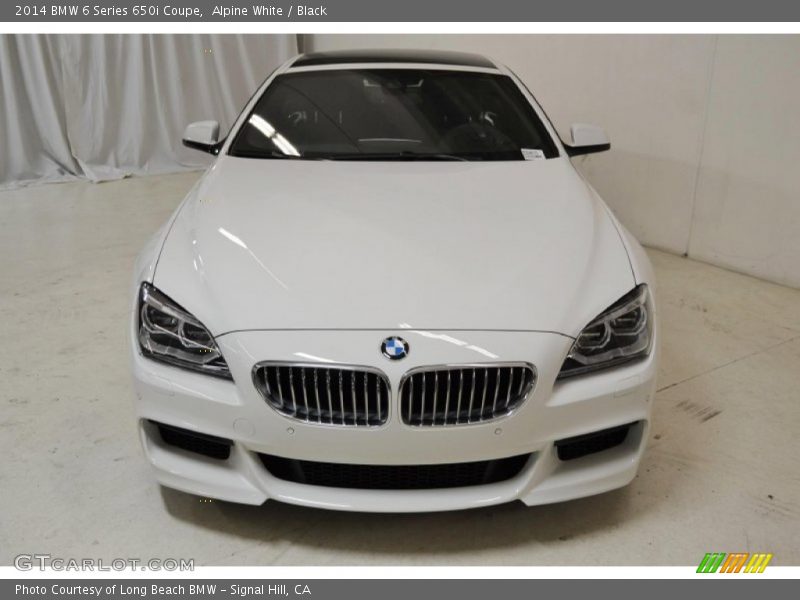 Alpine White / Black 2014 BMW 6 Series 650i Coupe