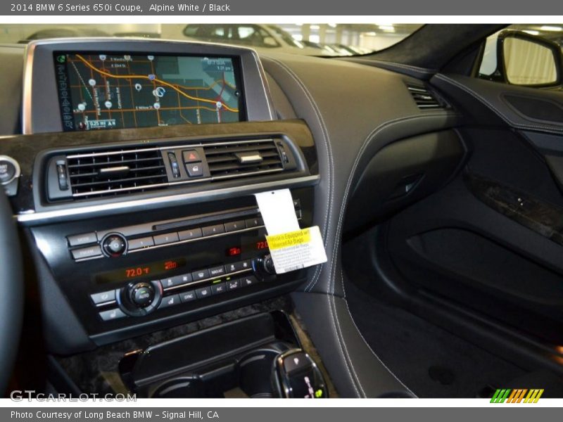 Alpine White / Black 2014 BMW 6 Series 650i Coupe