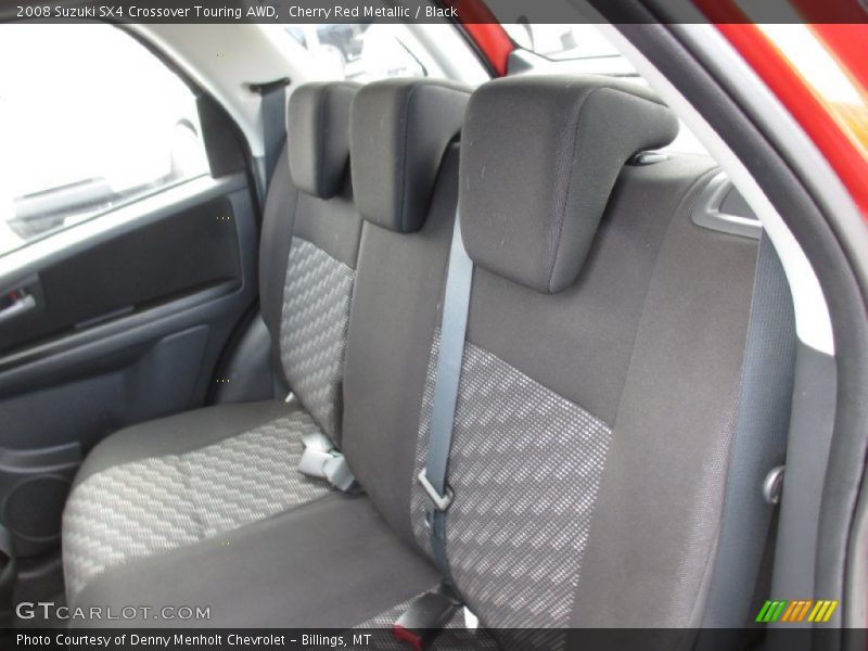 Cherry Red Metallic / Black 2008 Suzuki SX4 Crossover Touring AWD