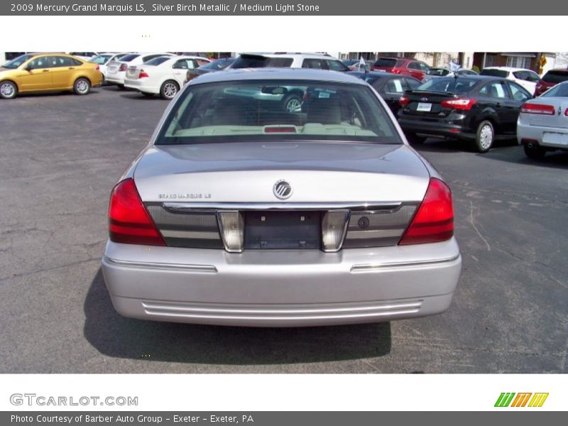 Silver Birch Metallic / Medium Light Stone 2009 Mercury Grand Marquis LS