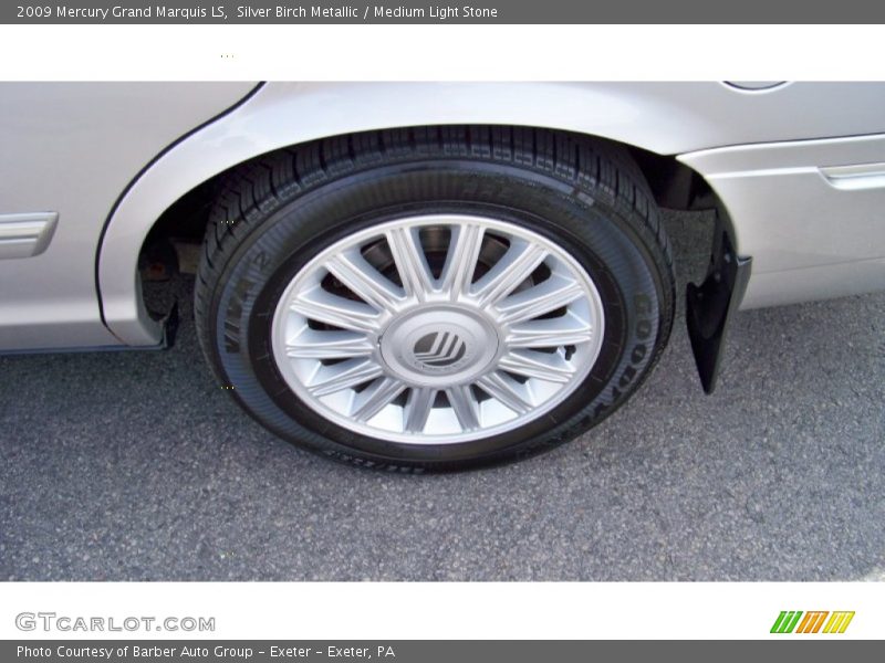 Silver Birch Metallic / Medium Light Stone 2009 Mercury Grand Marquis LS