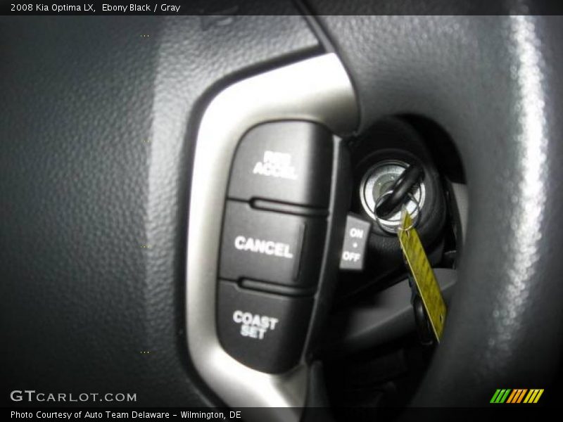 Ebony Black / Gray 2008 Kia Optima LX
