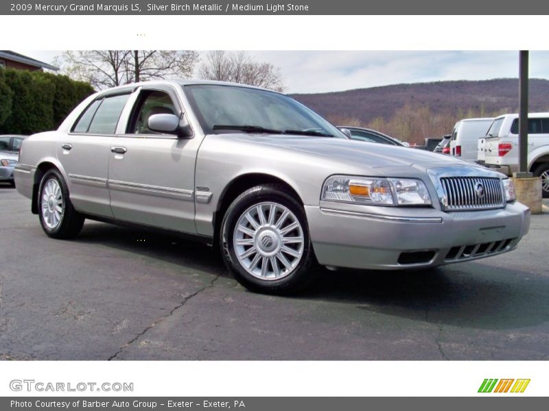 Silver Birch Metallic / Medium Light Stone 2009 Mercury Grand Marquis LS