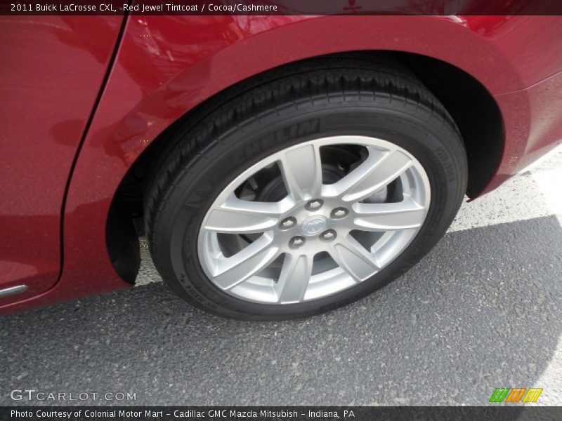 Red Jewel Tintcoat / Cocoa/Cashmere 2011 Buick LaCrosse CXL