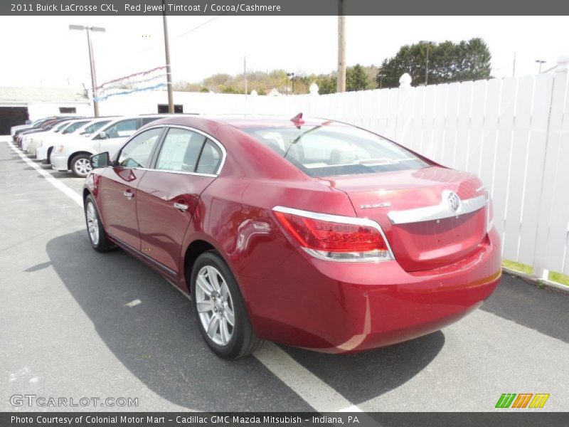 Red Jewel Tintcoat / Cocoa/Cashmere 2011 Buick LaCrosse CXL