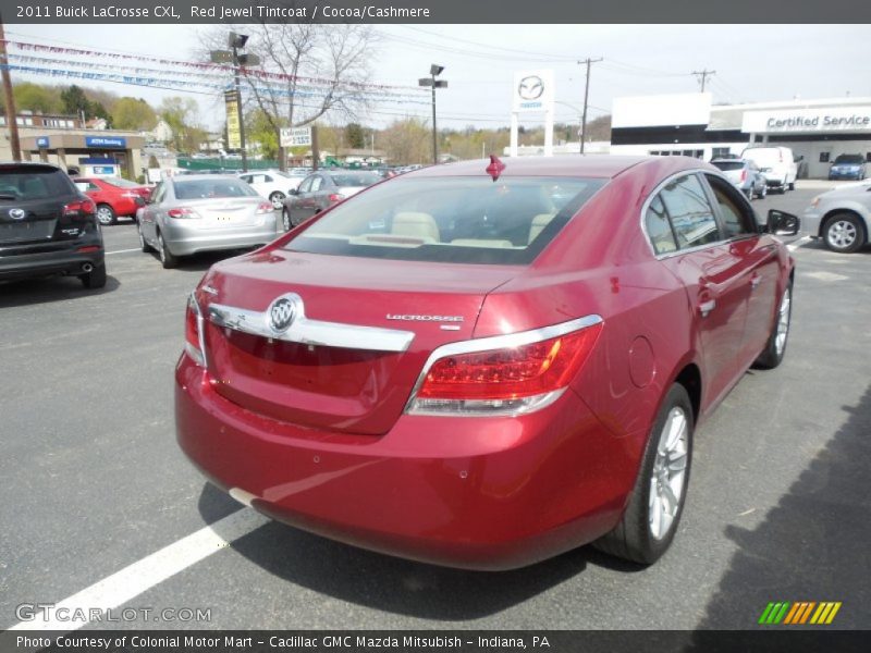 Red Jewel Tintcoat / Cocoa/Cashmere 2011 Buick LaCrosse CXL