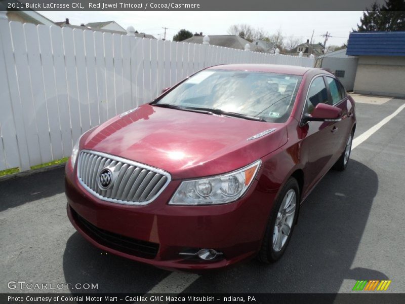 Red Jewel Tintcoat / Cocoa/Cashmere 2011 Buick LaCrosse CXL