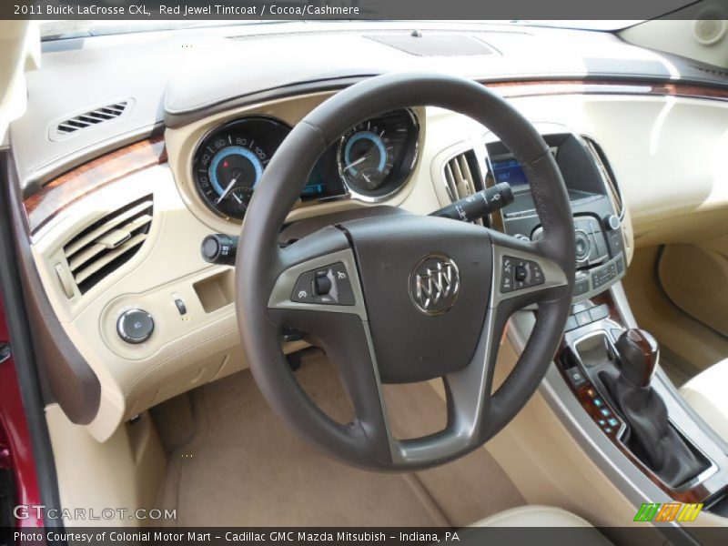 Red Jewel Tintcoat / Cocoa/Cashmere 2011 Buick LaCrosse CXL