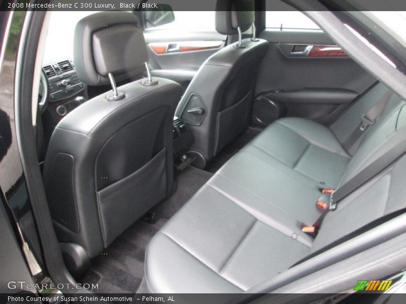 Black / Black 2008 Mercedes-Benz C 300 Luxury
