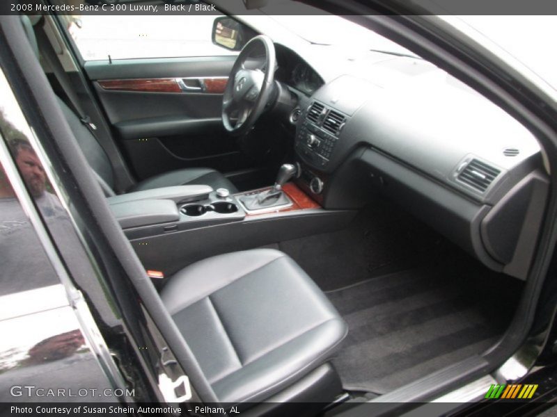 Black / Black 2008 Mercedes-Benz C 300 Luxury