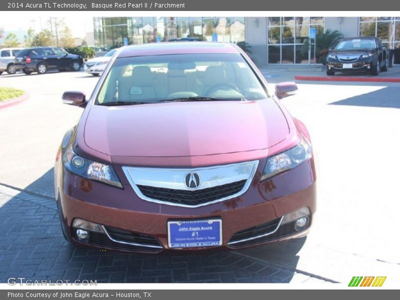 Basque Red Pearl II / Parchment 2014 Acura TL Technology