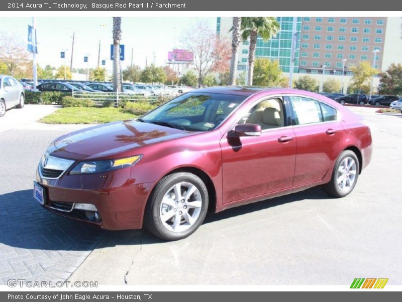 Basque Red Pearl II / Parchment 2014 Acura TL Technology