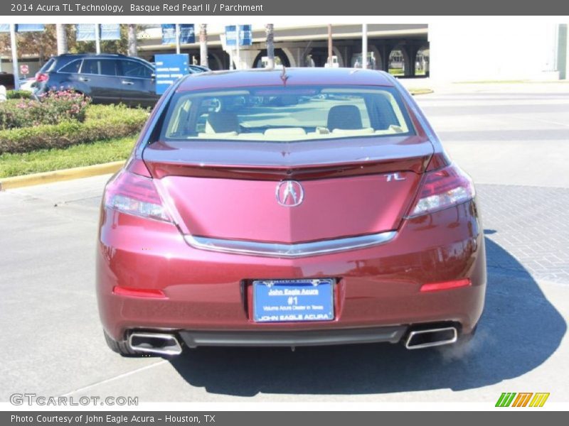 Basque Red Pearl II / Parchment 2014 Acura TL Technology