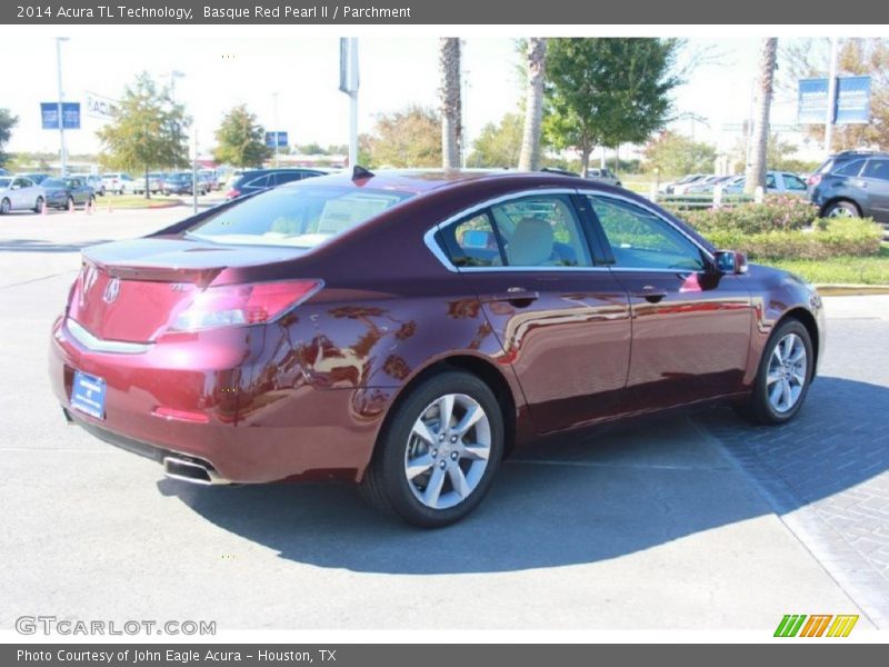 Basque Red Pearl II / Parchment 2014 Acura TL Technology