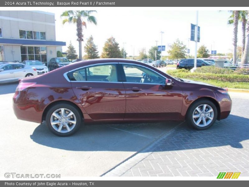 Basque Red Pearl II / Parchment 2014 Acura TL Technology