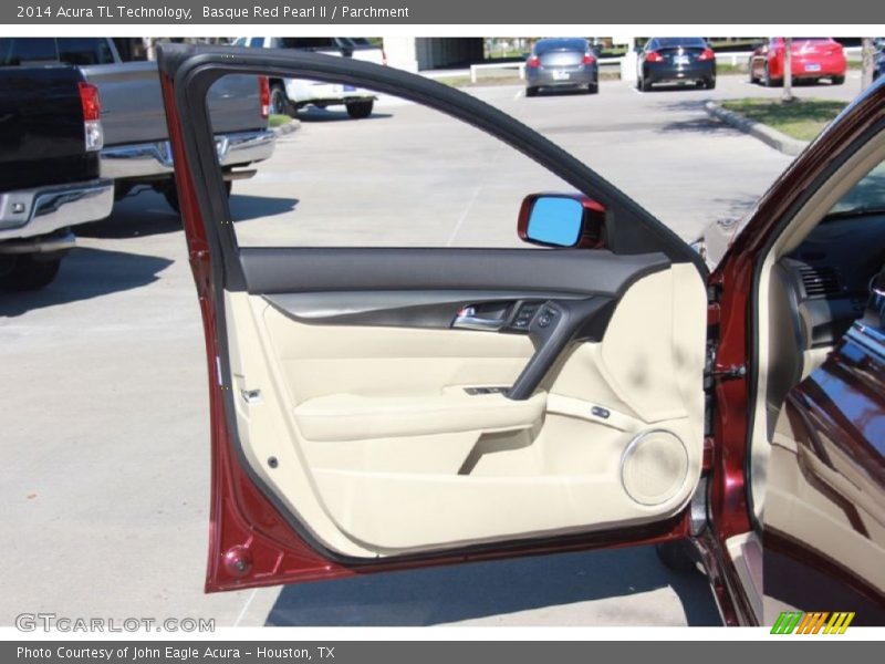 Basque Red Pearl II / Parchment 2014 Acura TL Technology