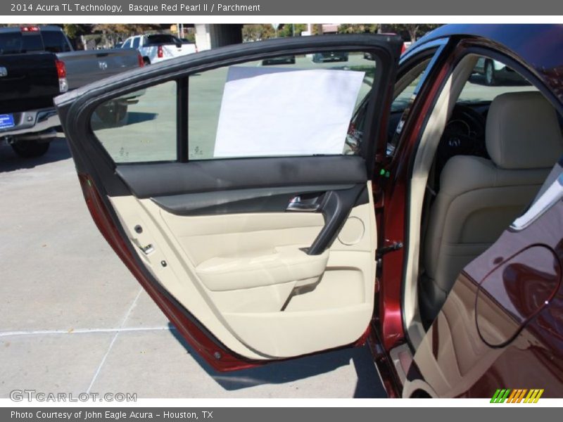 Basque Red Pearl II / Parchment 2014 Acura TL Technology