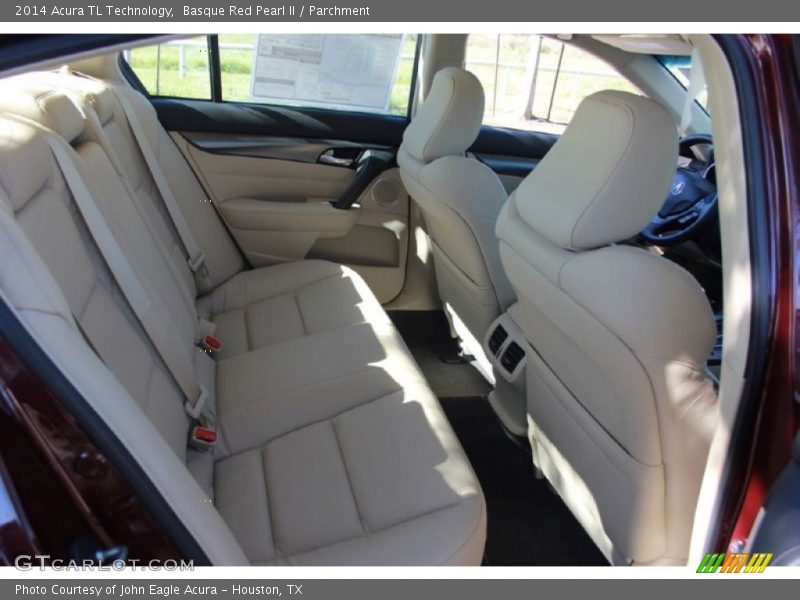 Basque Red Pearl II / Parchment 2014 Acura TL Technology