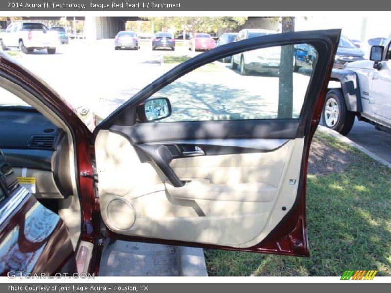 Basque Red Pearl II / Parchment 2014 Acura TL Technology