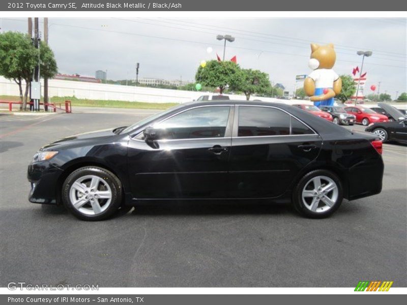 Attitude Black Metallic / Black/Ash 2012 Toyota Camry SE