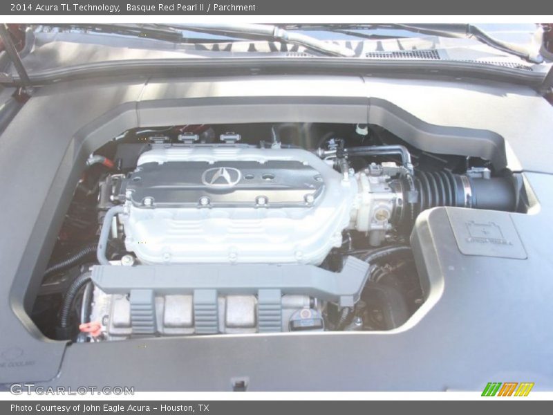 Basque Red Pearl II / Parchment 2014 Acura TL Technology
