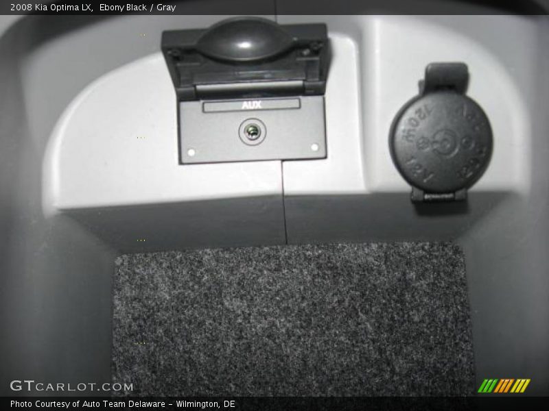 Ebony Black / Gray 2008 Kia Optima LX