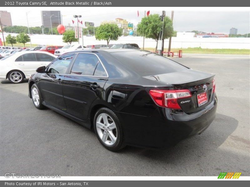 Attitude Black Metallic / Black/Ash 2012 Toyota Camry SE