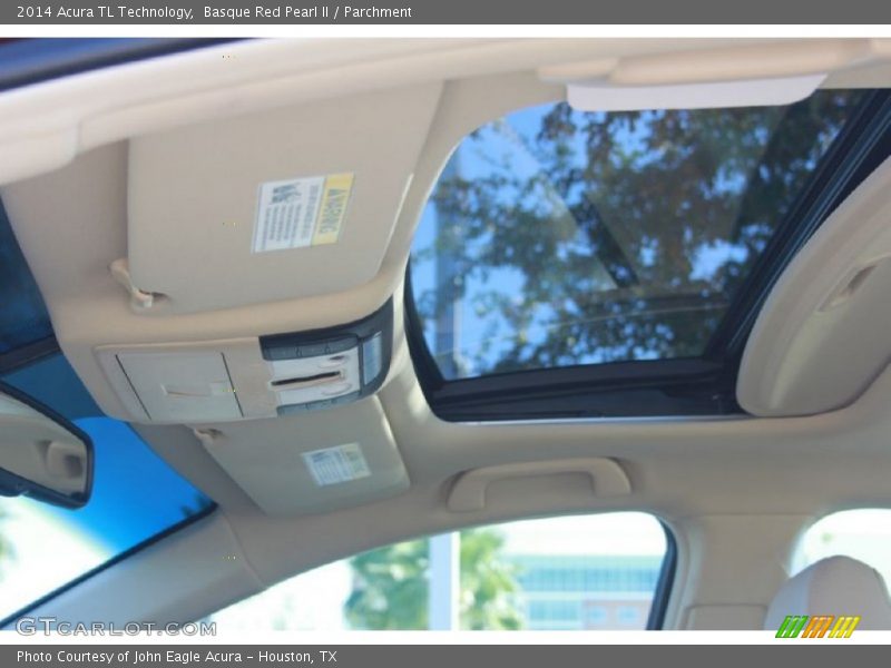 Basque Red Pearl II / Parchment 2014 Acura TL Technology