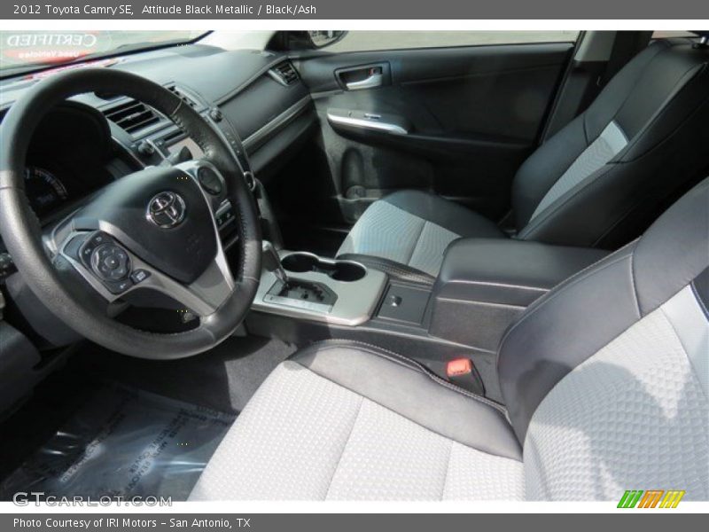 Attitude Black Metallic / Black/Ash 2012 Toyota Camry SE