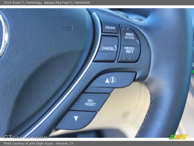 Basque Red Pearl II / Parchment 2014 Acura TL Technology