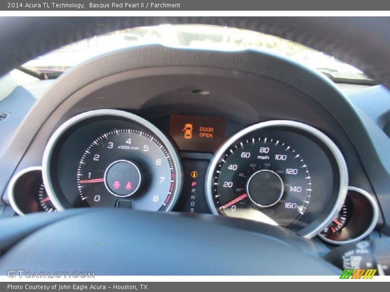 Basque Red Pearl II / Parchment 2014 Acura TL Technology