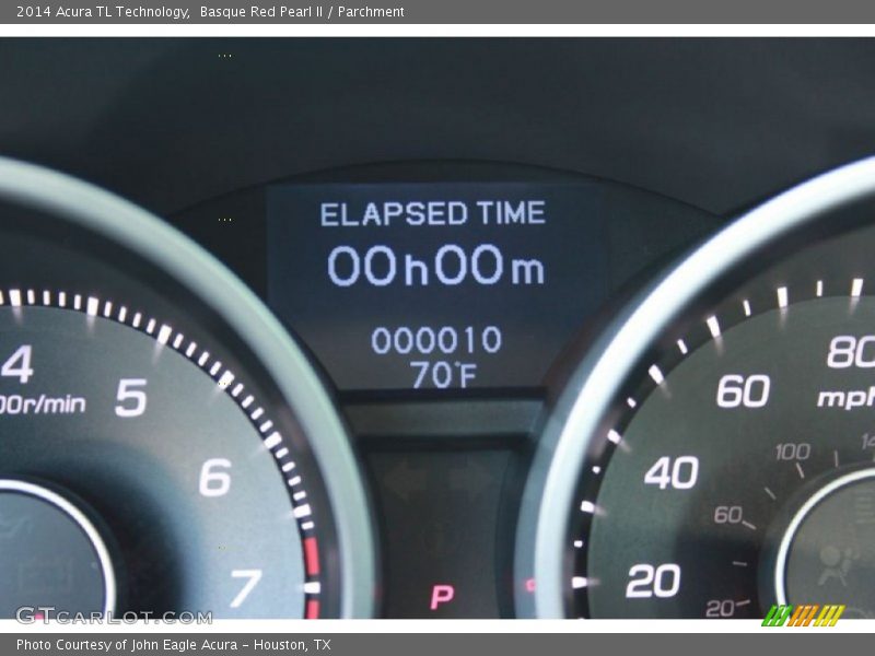 Basque Red Pearl II / Parchment 2014 Acura TL Technology