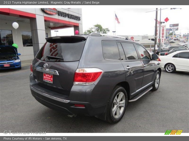 Magnetic Gray Metallic / Sand Beige 2013 Toyota Highlander Limited
