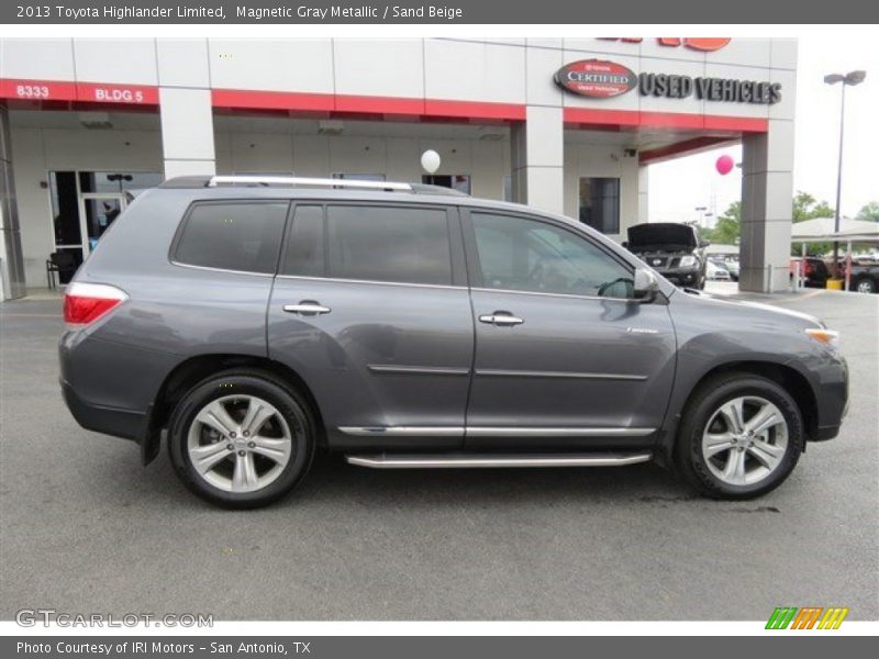 Magnetic Gray Metallic / Sand Beige 2013 Toyota Highlander Limited