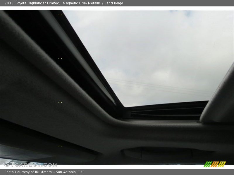 Magnetic Gray Metallic / Sand Beige 2013 Toyota Highlander Limited