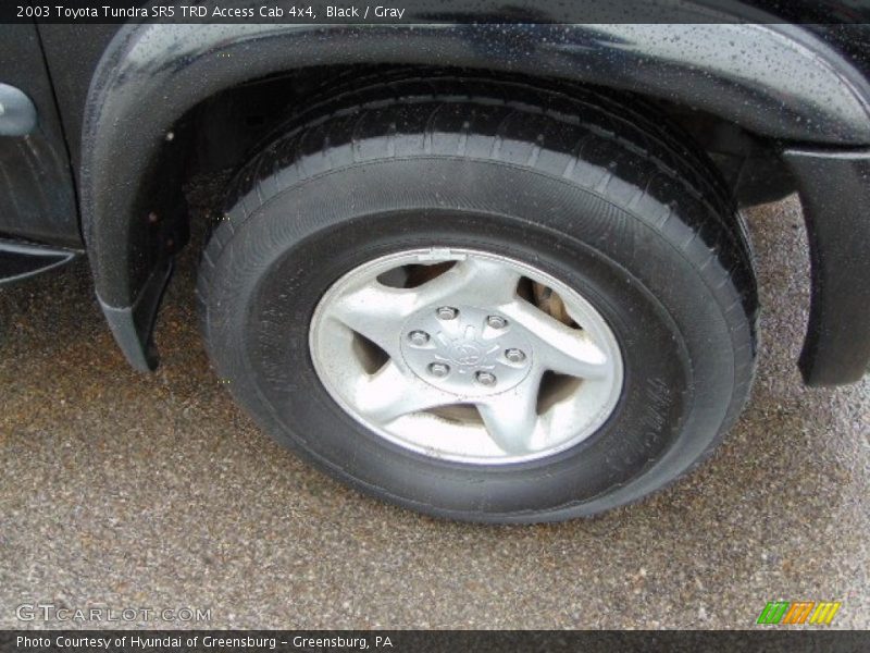 Black / Gray 2003 Toyota Tundra SR5 TRD Access Cab 4x4