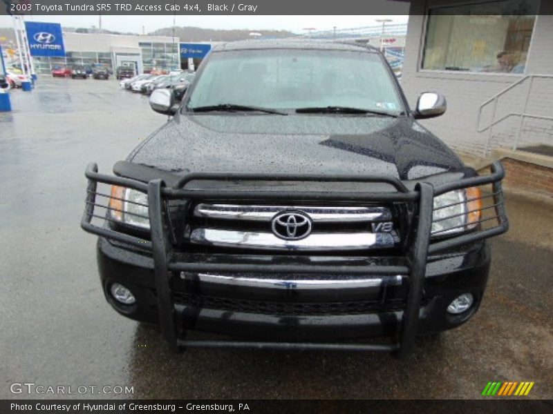 Black / Gray 2003 Toyota Tundra SR5 TRD Access Cab 4x4