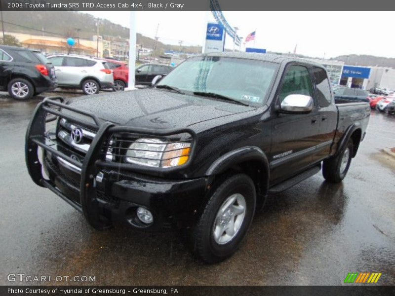 Black / Gray 2003 Toyota Tundra SR5 TRD Access Cab 4x4