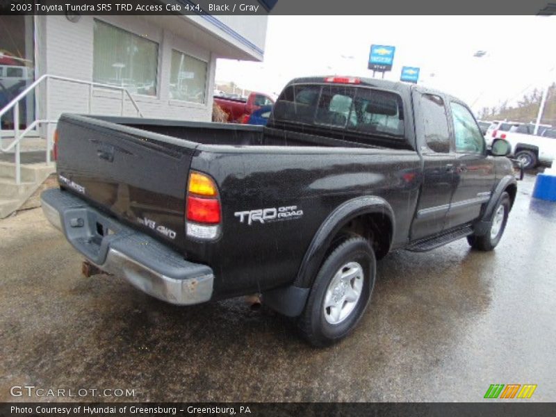 Black / Gray 2003 Toyota Tundra SR5 TRD Access Cab 4x4