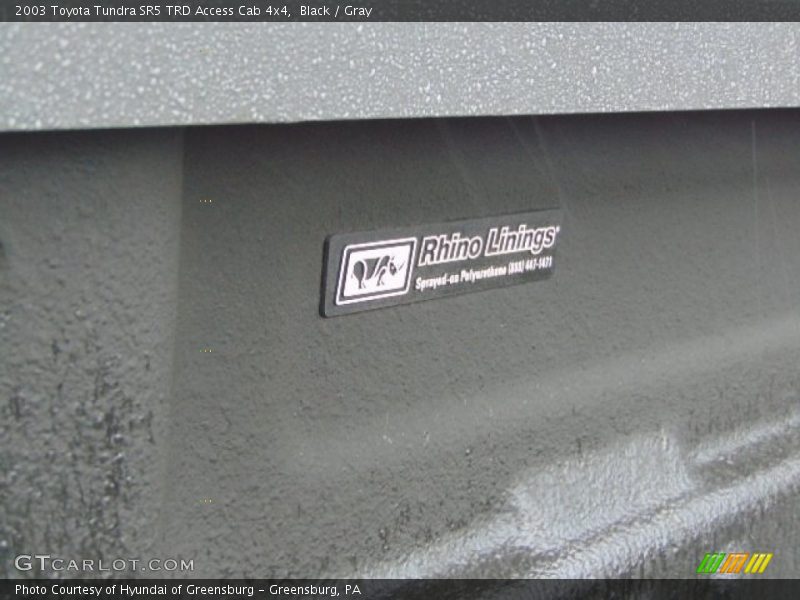 Black / Gray 2003 Toyota Tundra SR5 TRD Access Cab 4x4