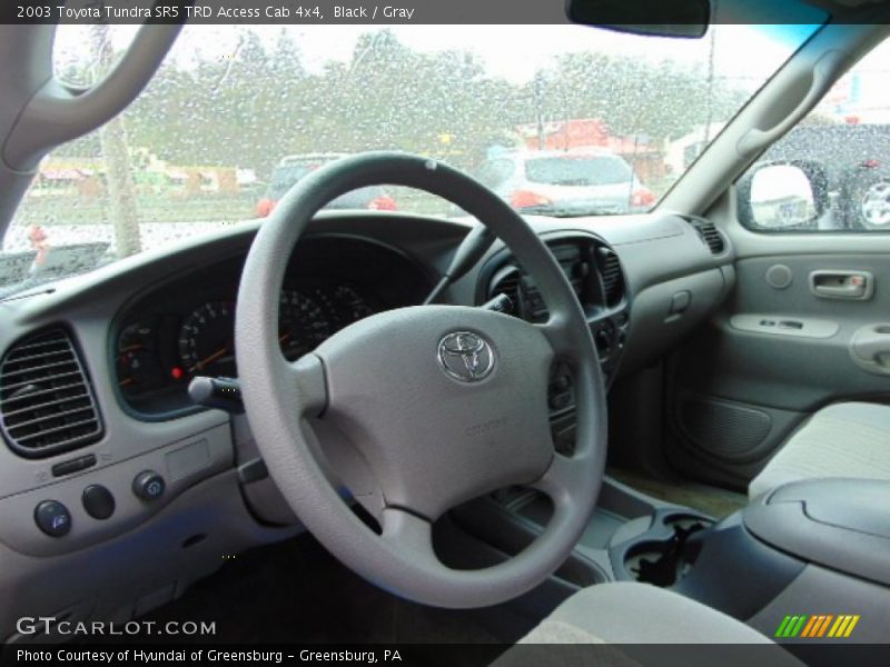 Black / Gray 2003 Toyota Tundra SR5 TRD Access Cab 4x4