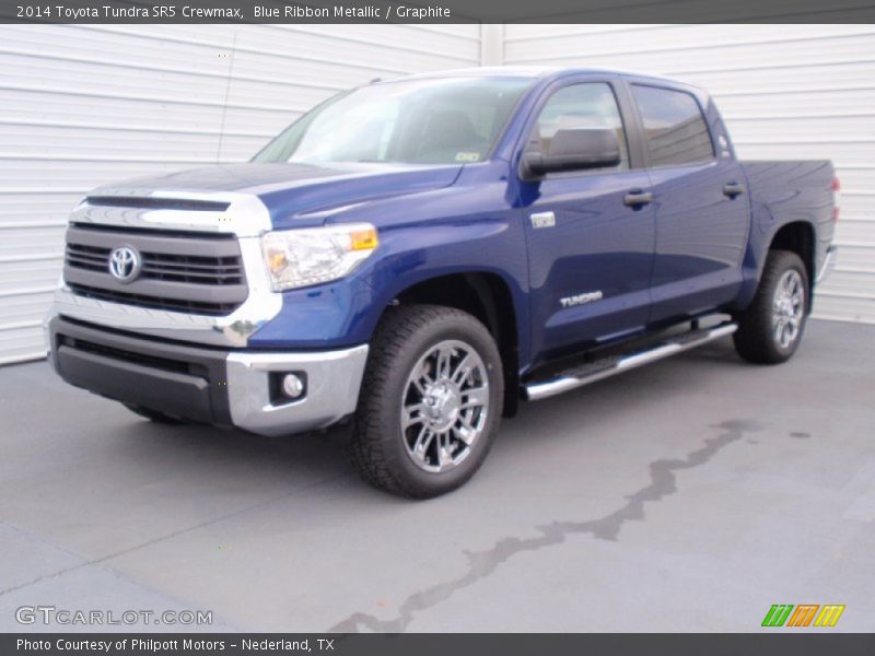 Blue Ribbon Metallic / Graphite 2014 Toyota Tundra SR5 Crewmax