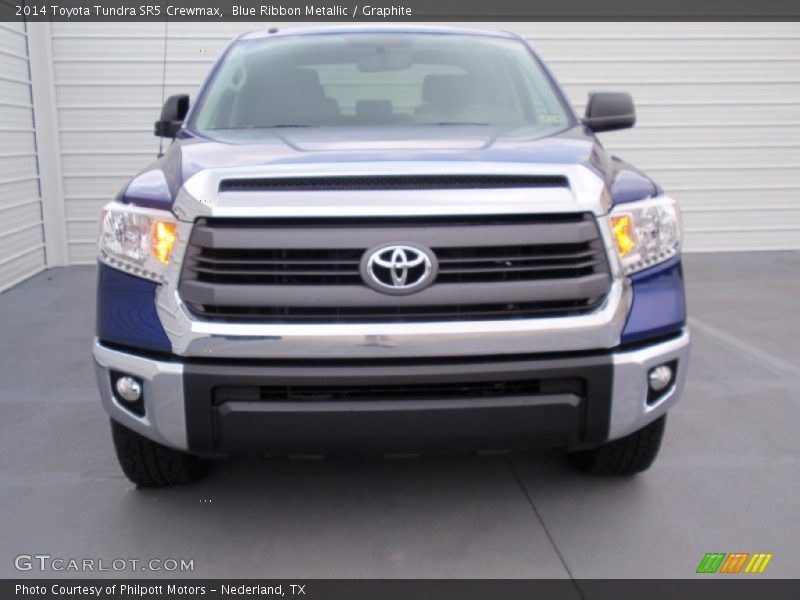 Blue Ribbon Metallic / Graphite 2014 Toyota Tundra SR5 Crewmax